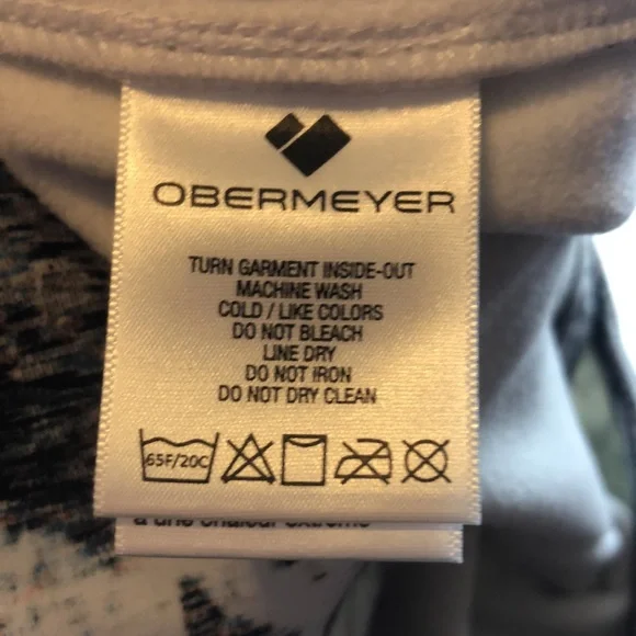 Obermeyer Bond black and White ski Pants - Picture 12 of 13